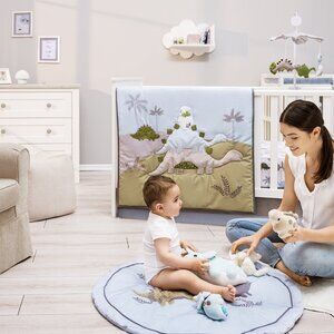 Dinosaur themed baby nursery bundle